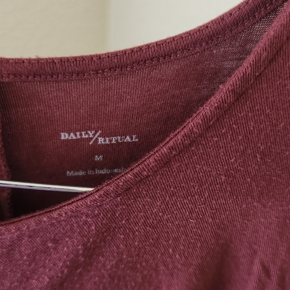 Daily Ritual Short Sleeve Pullover Dress - Picture 4 of 4